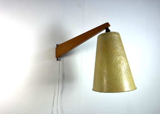 Philips NX81 E/00 lampe murale en fibre de verre 1961