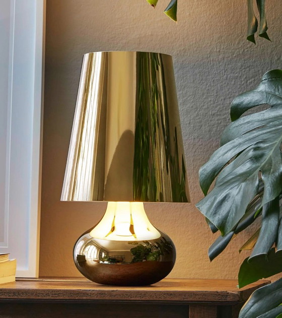 Kartell Cindy Oro Scuro, Lampade da tavolo, Plastica, Dorato (foto 5 di 5)