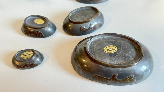 Image 1 of BOITES Famille CANARDS Vintage