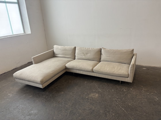 Image 1 of Montis Axel designer sofa couch fabric gray top condition!