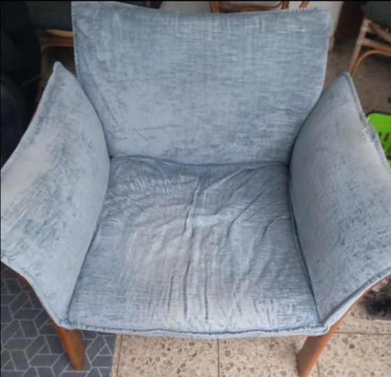 3-piece Mid-Century Designer Set by Dreipunkt International Model Scala – Sofas, Textile, Wood (photo 3 of 11)