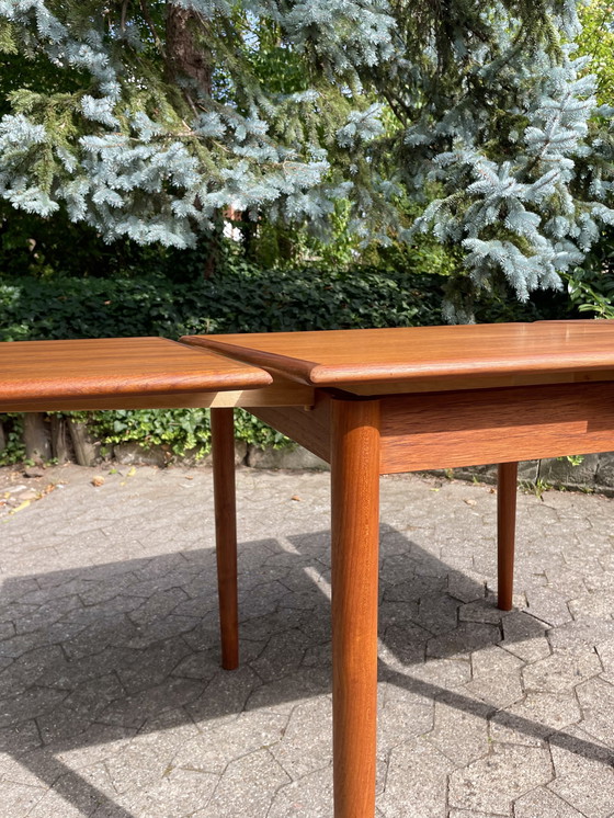 Image 1 of Mesa de comedor danesa de teca de Ansager AM Mobler