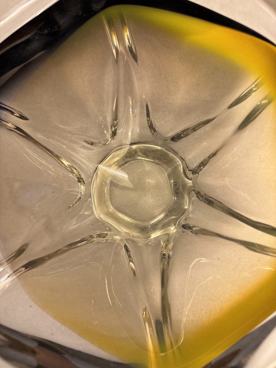 Image 1 of Signed studio glass bowl - Max Verboeket for Kristalunie Maastricht