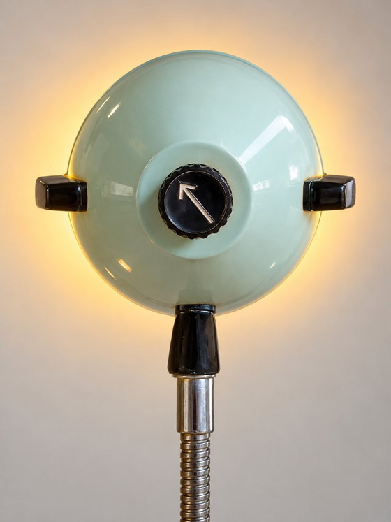 Hanau Medical Floor Lamp, New Old Stock, Germany, 1950s/60s, Floor lights, Metal, Grey (photo 5 of 8)