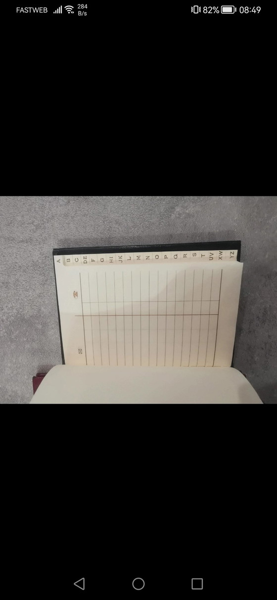 Image 1 of Lot de 2 agendas vintage fabriqués en Italie, l'un en argent 925 et l'autre en laminé.