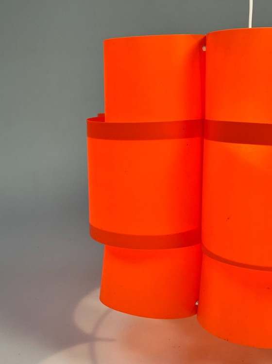 Vintage pendant lamp, Hans Agne Jakobsen, Scan-light, Tn64/410 – Plastic (photo 8 of 15)