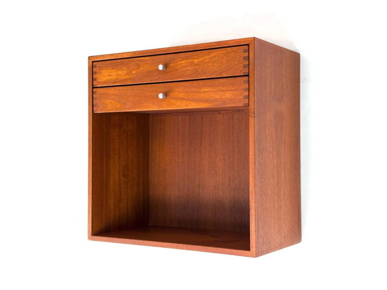Teak Wall Console #131 by Kai Kristiansen for Aksel Kjersgaard, 1960s – Shelving unit, Aluminium (photo 16 of 16)