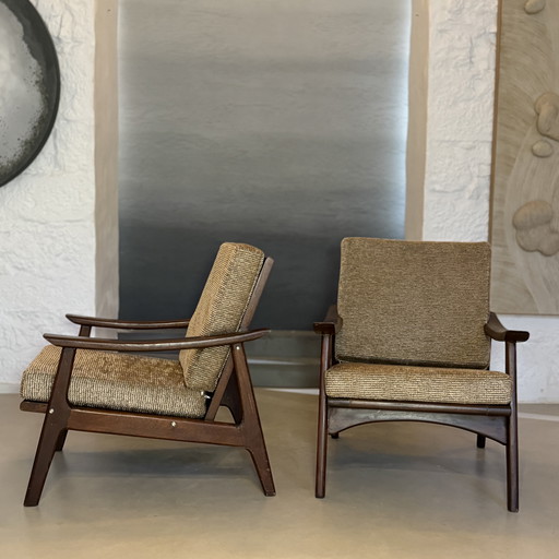 Vintage "Boomerang" armchairs, 1960