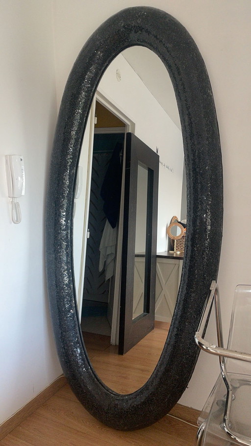 XXL Ovaler Spiegel