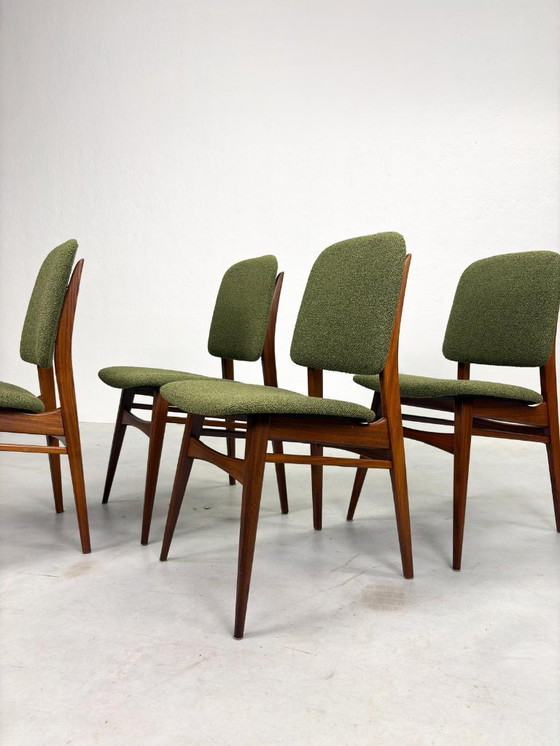 Image 1 of Set of 'Milan' dining chairs by Louis van Teeffelen for Wébé