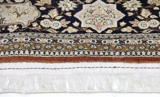 Image 1 of Tappeto persiano Ghom/Qom 100% seta, design classico antico, annodato a mano, 210 x 140 cm