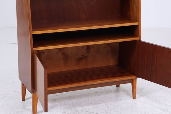 Image 1 of Libreria d'epoca anni '60 | Armadio a scaffale Mid Century retro in legno #05-52