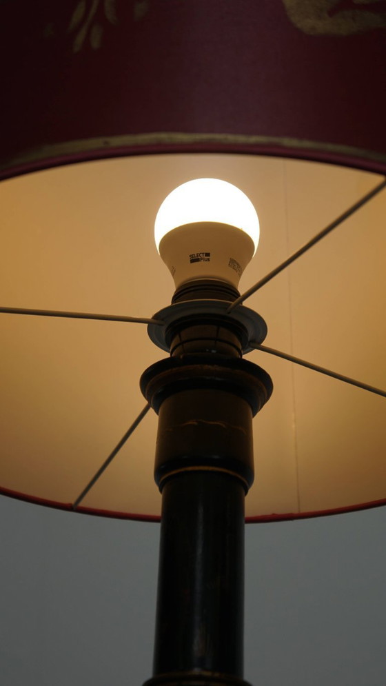 Image 1 of Ancien lampadaire anglais de style japonais du début des années 1900