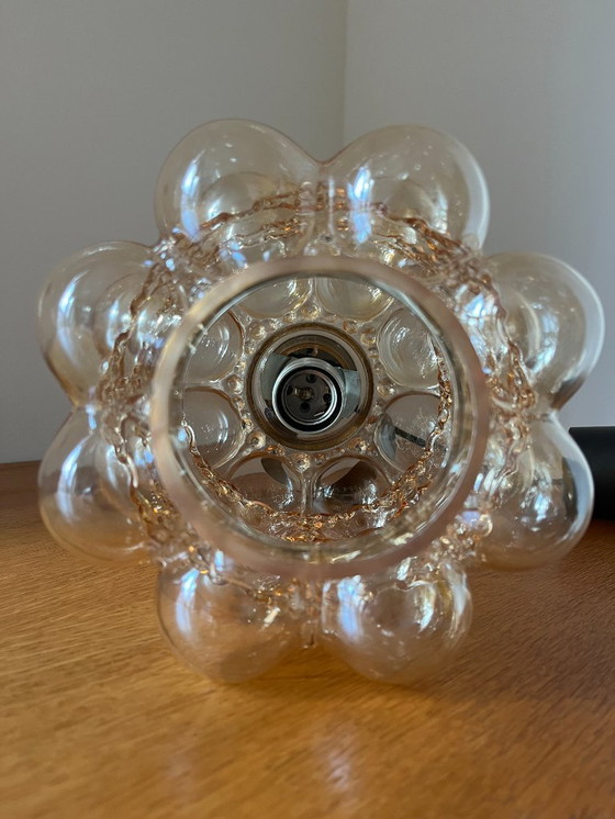 Image 1 of Hanglamp uit het midden van de 20e eeuw van Helena Tynell voor Glashütte Limburg, jaren 70.