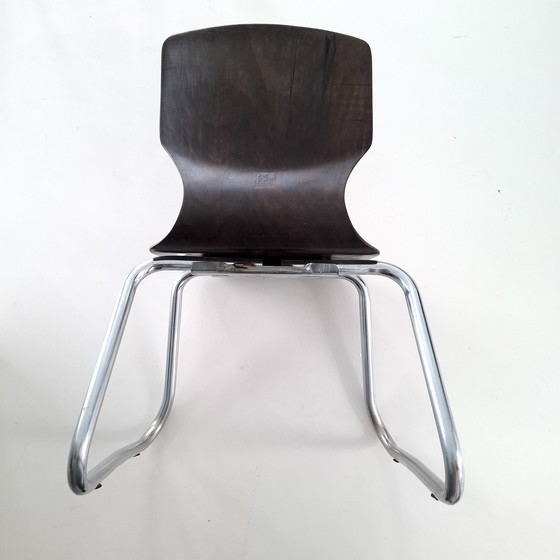 Image 1 of Chaise haute vintage Flöttoto Pagholz Adam Stegner, 1960