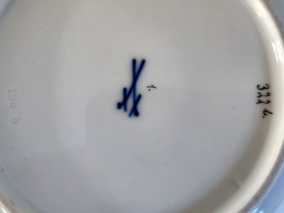 Image 1 of 2 Meissener „Kakiemon“-Teller mit japanischem Motivdekor, um 1900