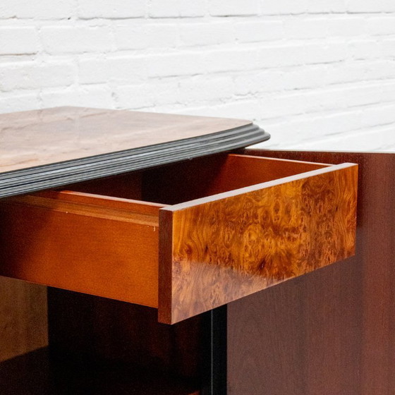 Image 1 of Buffet en bois de racine italien des années 1980