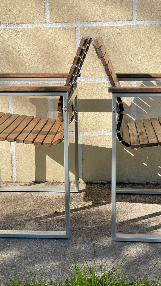 Image 1 of Pair of Esprit Karin Mobring armchairs from Ikea