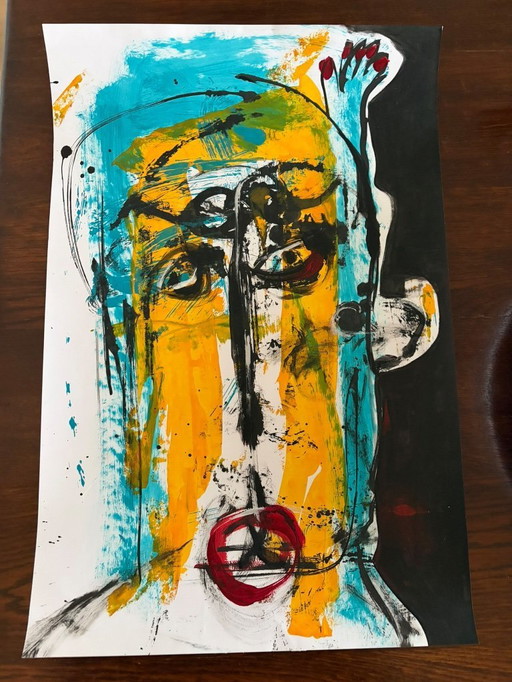 Dipinto di Jean-Pierre VANHONSEBROUCK, 1960