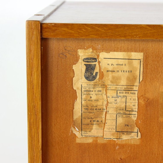 Image 1 of Vintage dressoir U 450 van Jiri Jiroutek voor Interier Praha, Tsjecho-Slowakije, jaren 1960