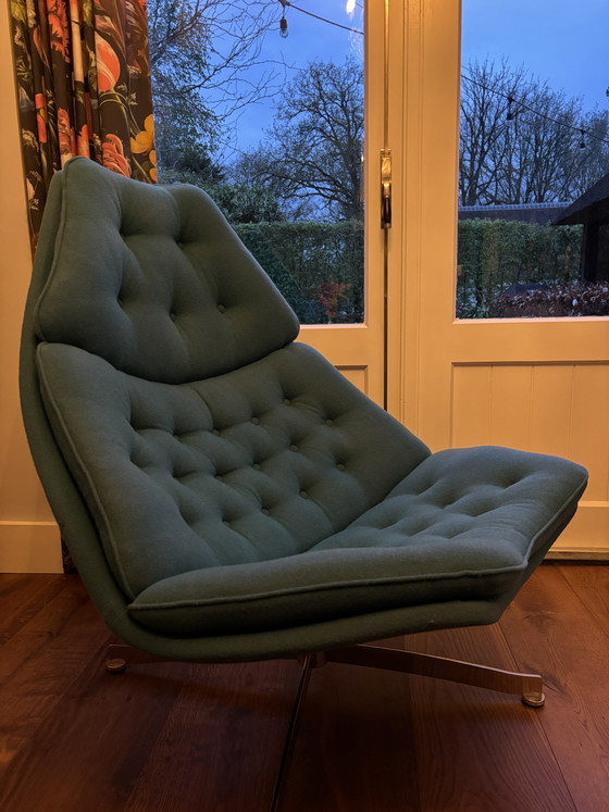 Fauteuil Artifort F588 – Chaises & fauteuils, Textile, Metal (photo 2 of 8)