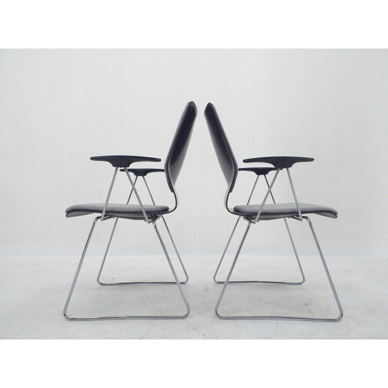 Image 1 of Pair of vintage armchairs by Elmar Flötotto for Pagholz, 1970