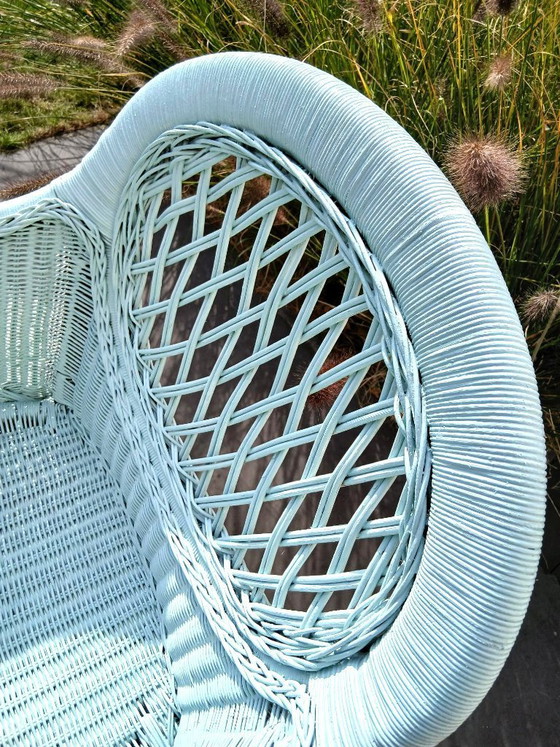 Image 1 of 2 x Mesch rattan charm armchairs