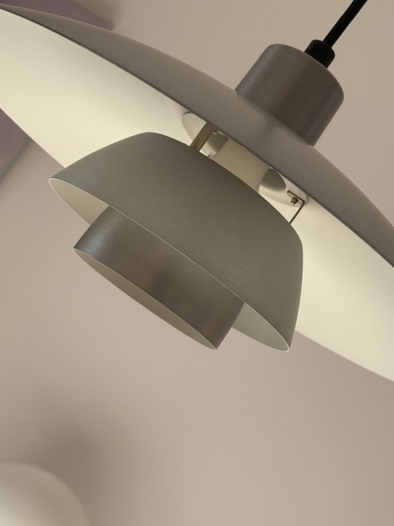 Image 1 of Zeldzame Vintage Limited Louis Poulsen PH 4/3 ontwerp van Poul Henningsen in ruw aluminium