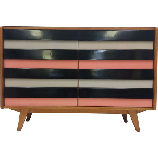 Commode vintage par Jiroutek pour Interiér Praha, Tchécoslovaquie 1960