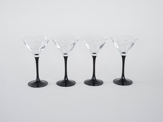 Image 1 of Set of martini glasses, Danish design, 1970s, manufactured in Denmark