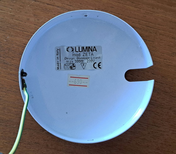 Image 1 of Plafonnier Lumina ZETA de Giuseppe Linardi – Lampe vintage au design italien