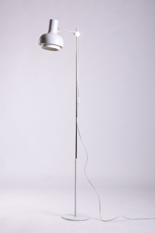 Restored Mid-Century Floor Lamp, by J. Hůrka for NAPAKO, Chrome, Czech, 1960s – vloerlampen, Metal