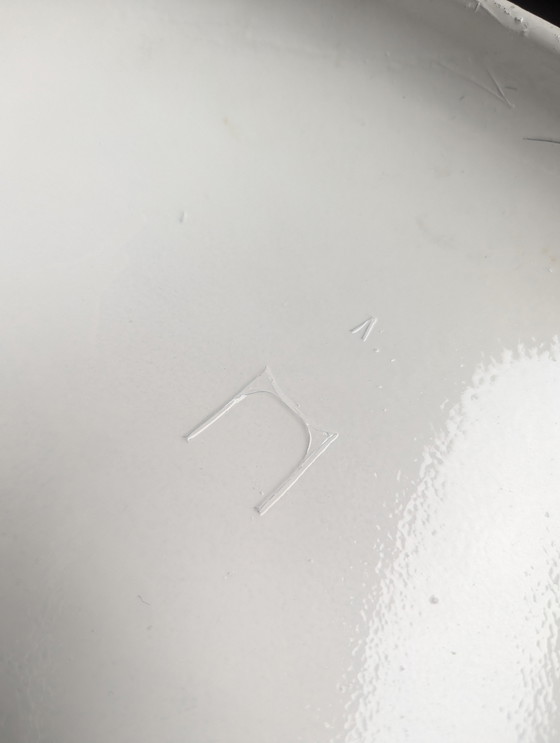 Image 1 of 6 sedie Herman Miller La Fonda Eames bianche vintage