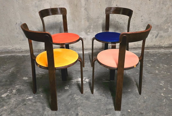 Image 1 of Set di 4 sedie - Bruno Rey (1935) - 1a edizione - 1960 Dietiker, Stein am Rhein