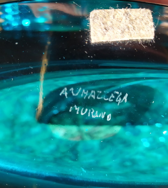 Image 1 of Gran jarrón de cristal de Murano fabricado por Mazzega, década de 1980