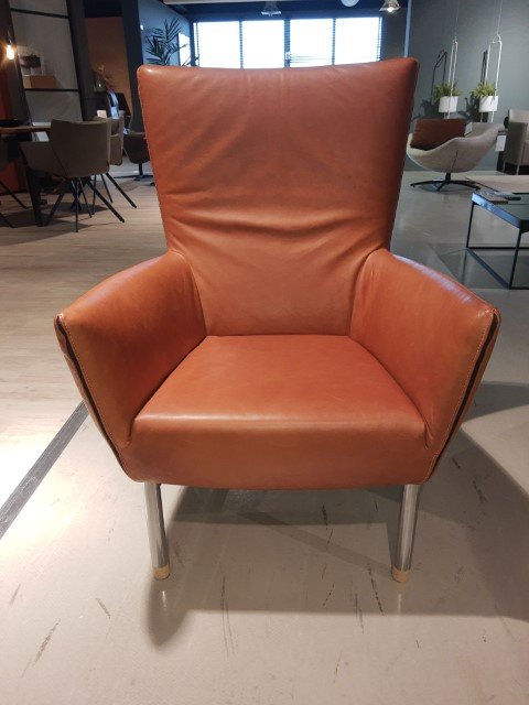 Foxx Cognac Armchair Label – fauteuils, Leather, Design