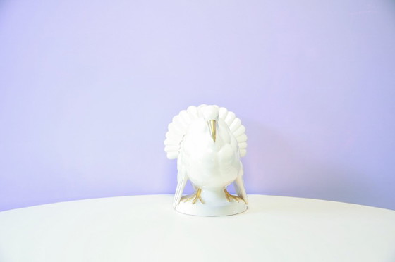 Witte Porseleinen Beeld Kalkoen Goebel – Decoratieve objecten, Porcelain (photo 5 of 6)