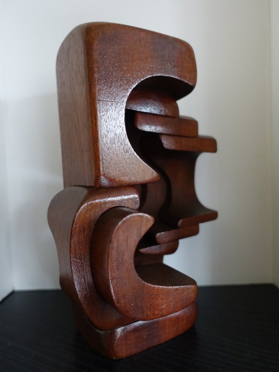 Image 1 of Brian Willsher, sculpture en bois. Rare !