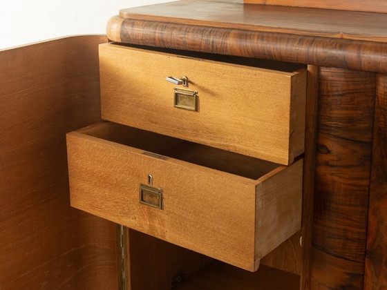 1920s Art Deco Sideboard – Wood, Brass (photo 6 of 12)