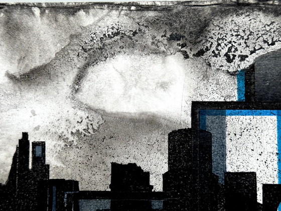 Image 1 of Eugène Eechaut (1928-2019) Abstract Landscape, Ink, 1993