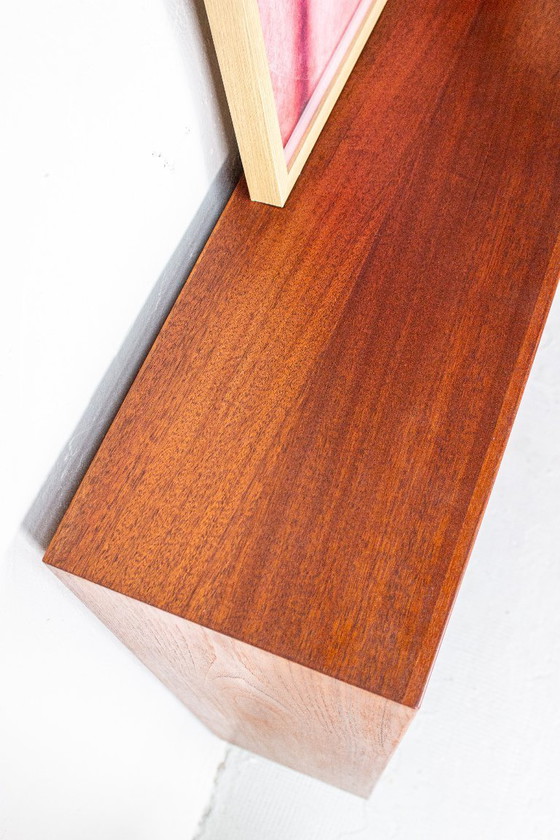 Image 1 of Vintage teakhouten dressoir/commode met lades, Erik Brouer, Deens, jaren 60.