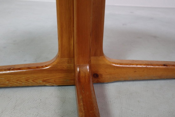 Image 1 of Scandinavian solid pine extendable dining table