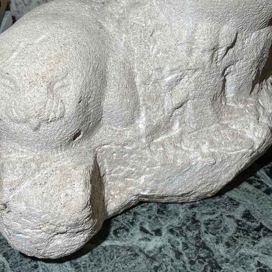 Sculptures d'animaux hiboux en pierre par Herbert Geldhof, années 1960 – Stone, Mid Century Modern (photo 4 of 16)