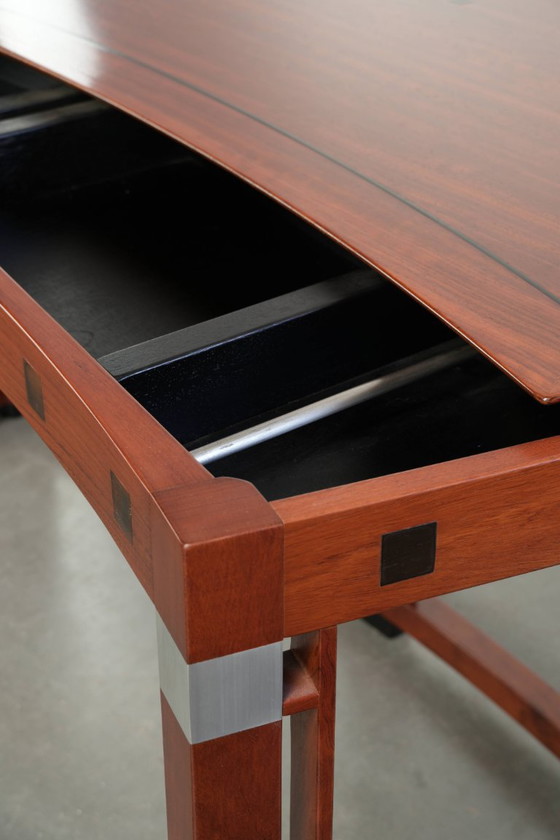 Très beau Bureau courbé de style Art Déco par Schuitema de la série Decoforma – Bureaux, Wood, Klassiek (photo 10 of 14)