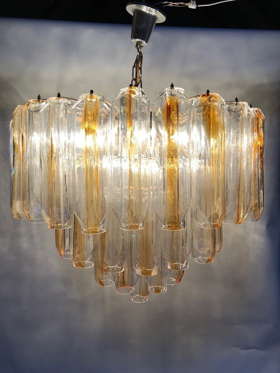 Image 1 of Venini murano chandelier 1970’s