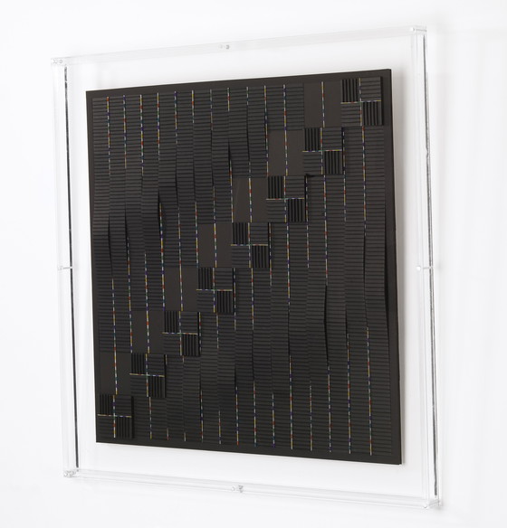 Image 1 of Carré Noir Ondulé Françoise Luciani