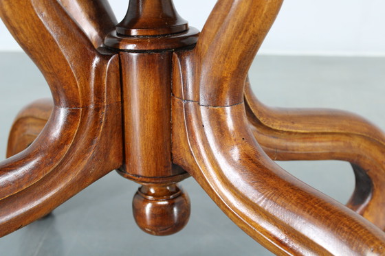 Image 1 of 1930s Bentwood Table with Walnut Top Finish, Czechoslovakia