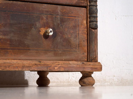 Antique chest of drawers with porcelain handles (c.1920) #77 (photo 18 of 40)