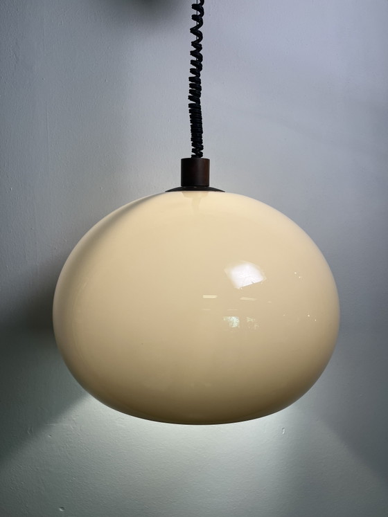 Image 1 of Dijkstra mushroom hanging lamp / pendant lamp 70s vintage