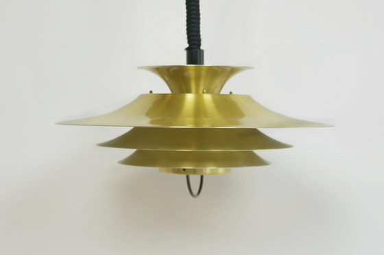 Gouden Schijven Trekhanglamp Vitrika – Hanglampen, Metal (photo 4 of 5)